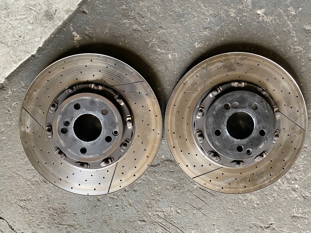 фото №1, Mercedes w212 6.3 amg тормозные диски тормозные ceramika