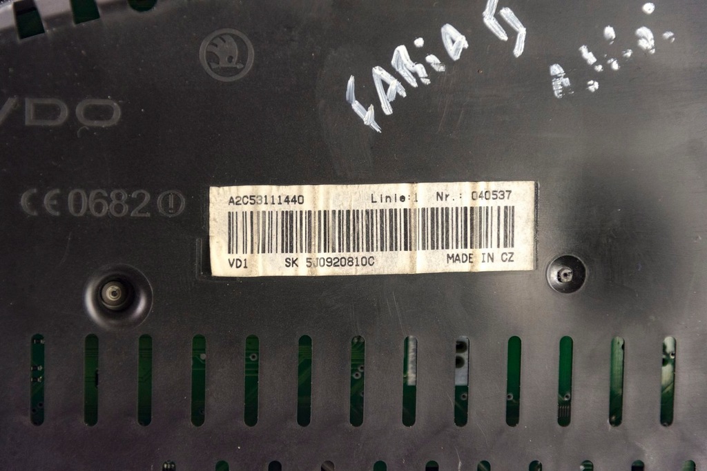 фото №6, Skoda fabia ii 1.4 tdi лічильник прилади 5j0920810c