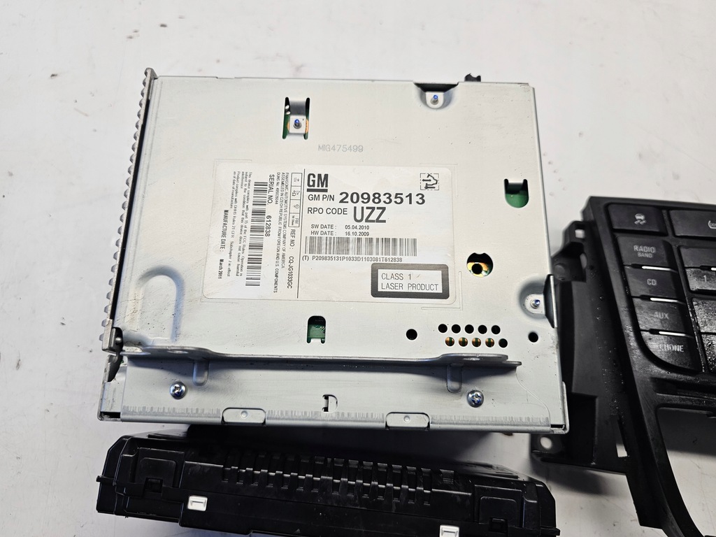 фото №3, Opel meriva b радио cd 400 набор 20983513