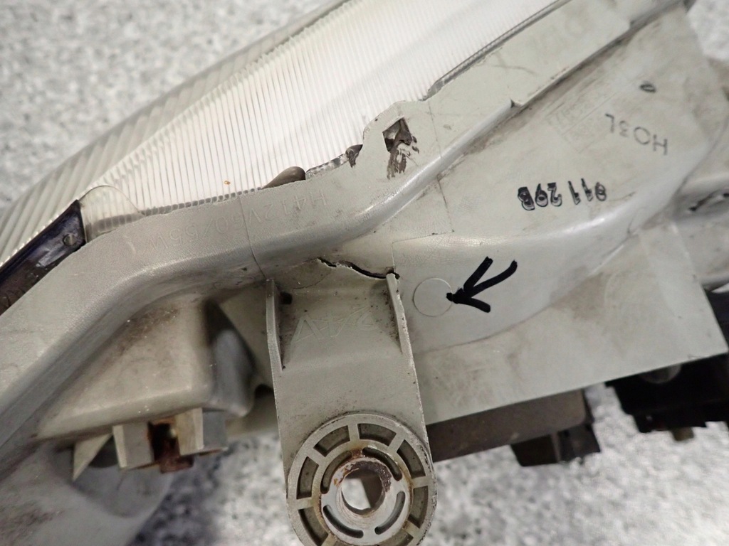 фото №7, Hyundai accent 00-03 лампа передня ліва фара лівий europa