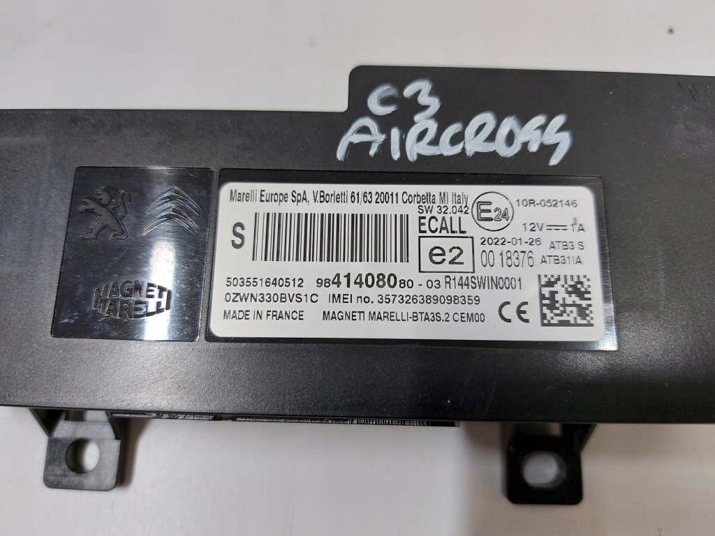 фото №4, Citroen c3 aircross peugeot opel модуль bluetooth 22r.