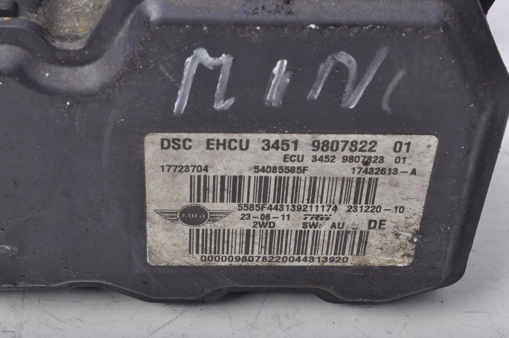 фото №7, Mini r56 насос abs 9807822