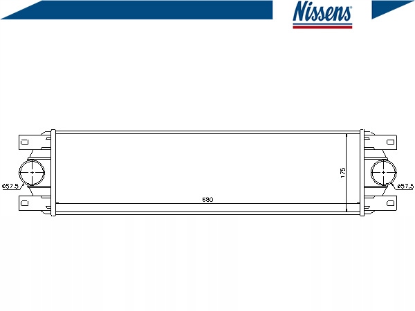 фото №2, Nissens 96890 радіатор повітря наддувний