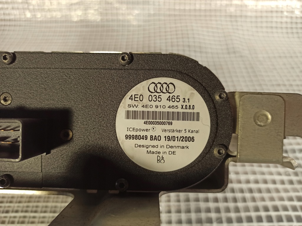 фото №8, Audi a8 s8 4e0 d3 усилитель bang olufsen bao b&o 4e0035465