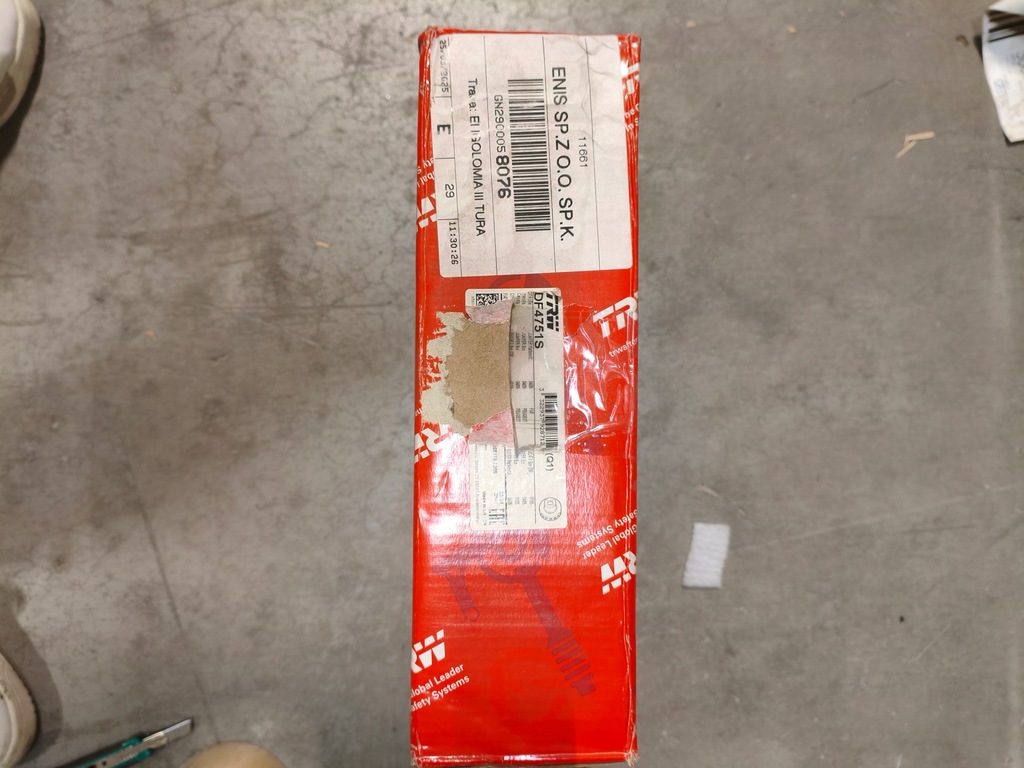 фото №1, Outlet - гальмівні диски гальмівні trw df4751s