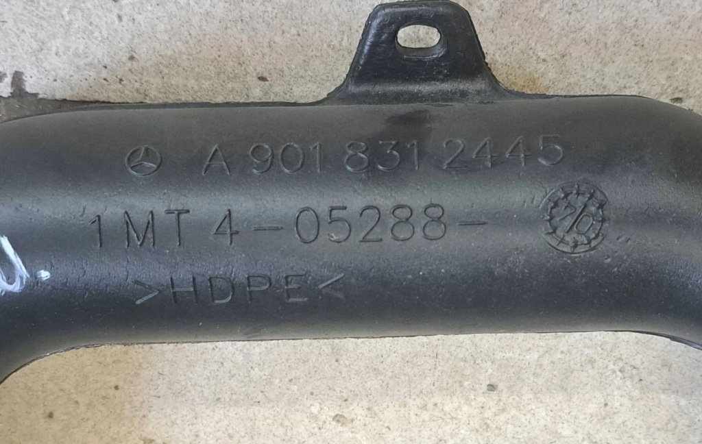 фото №3, Mercedes sprinter 903 00 - 06 труба повітря