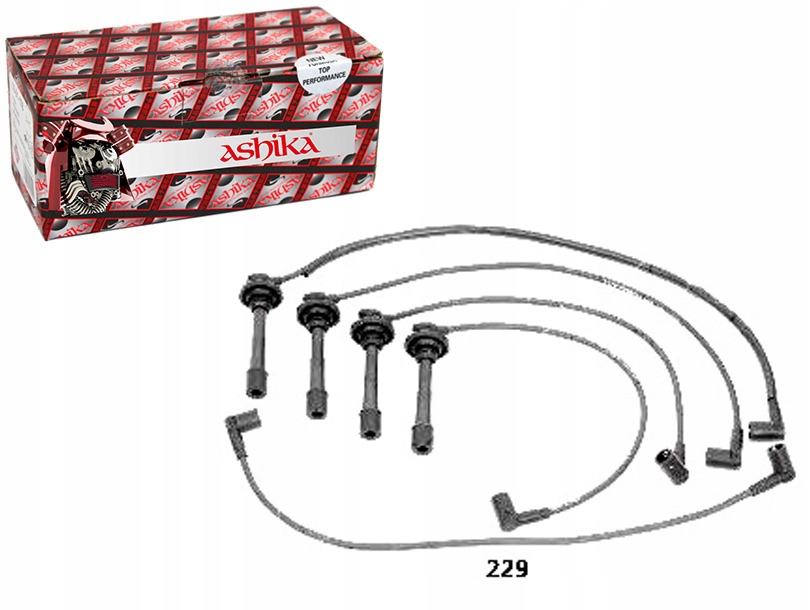 фото №1, Ashika дроти запалювання toyota carina e 1.6 at1