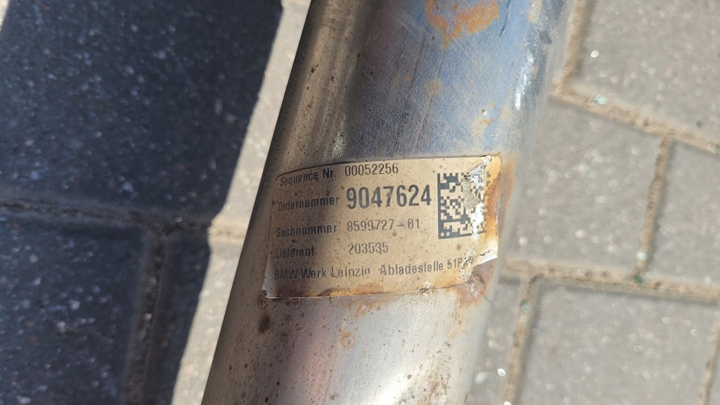 фото №9, Bmw 2' f44 gran coupe 21r катализатор гаситель выхлоп комплект 8587909 8474382