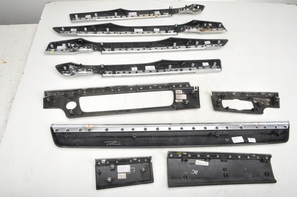 фото №8, Bmw 7 f02 накладки декоры приборная панель дверь комплект eu