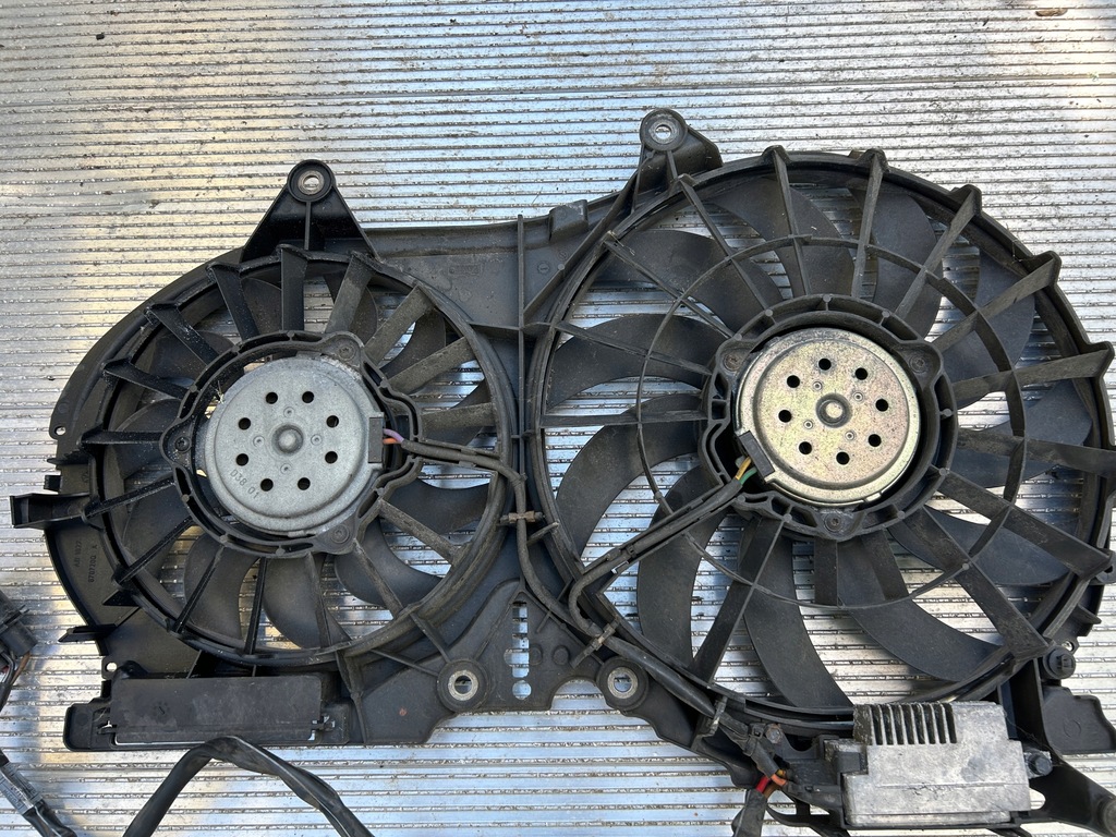 фото №11, Модуль вентилятор вентиляторы радиатора audi a6 c5 v6 lift