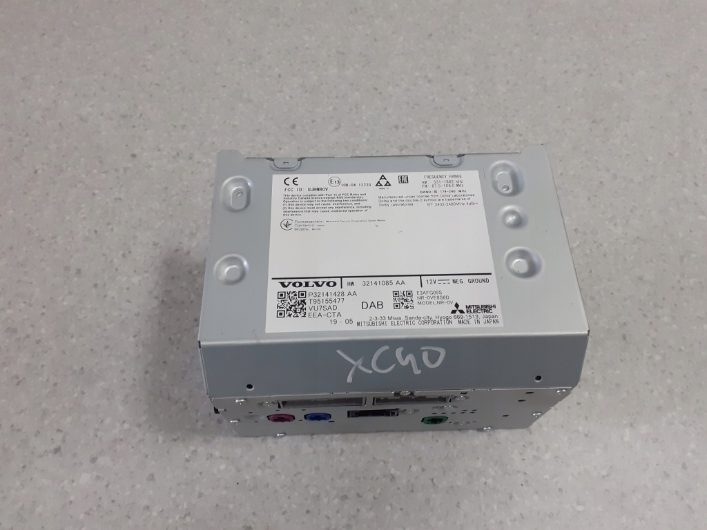 фото №1, Volvo xc40 xc60 ii s60 iii s90 радио навигация считыватель 32141428aa