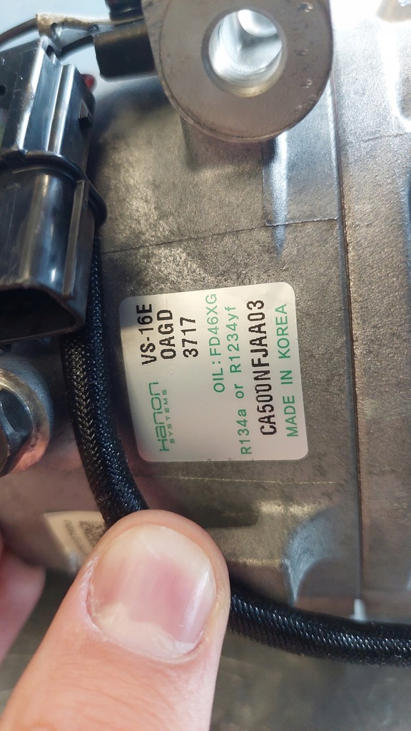 фото №6, Компресор кондиціонера hanon kia/hyundai 1.6