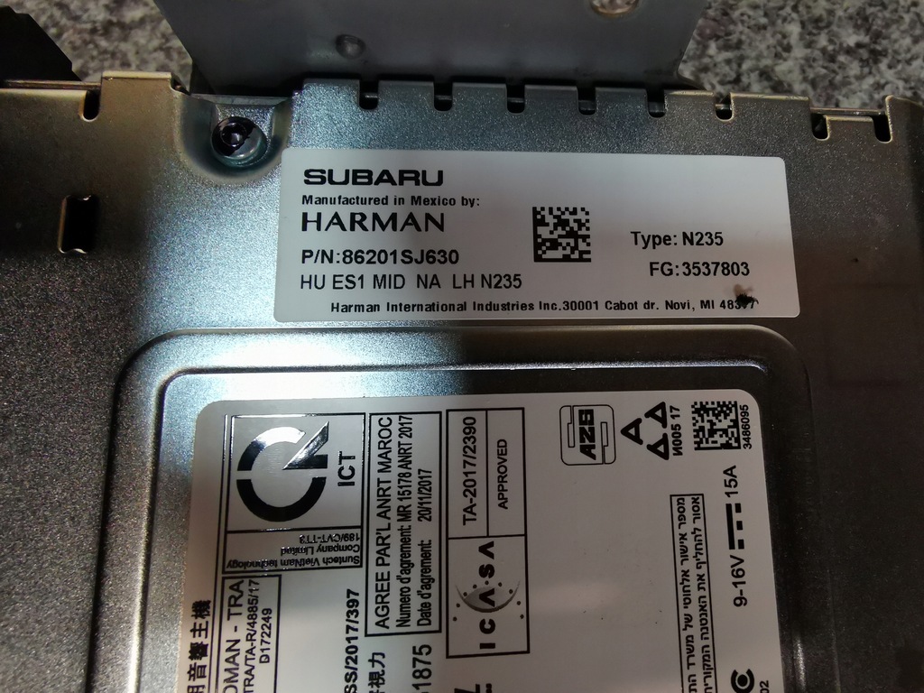 фото №12, Subaru forester v sport радио навигация usa 86201sj630