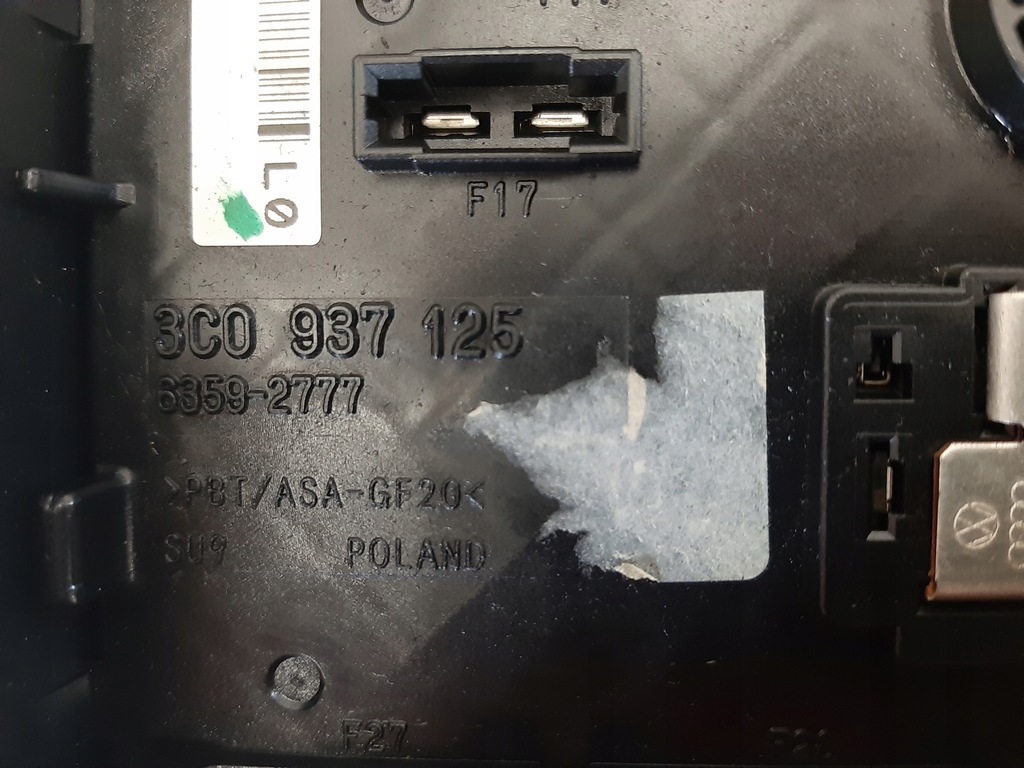 фото №5, Vw passat b6 коробка запобіжників 3c0937125