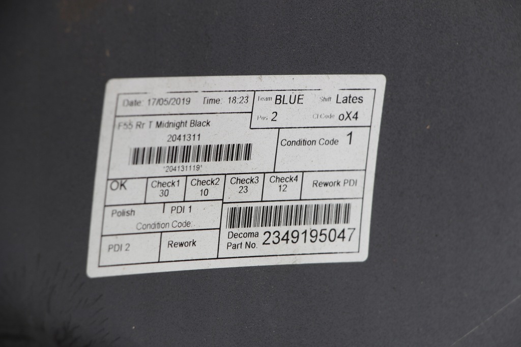 фото №11, Mini cooper one f55 бампер задня задній 5d 2014-21