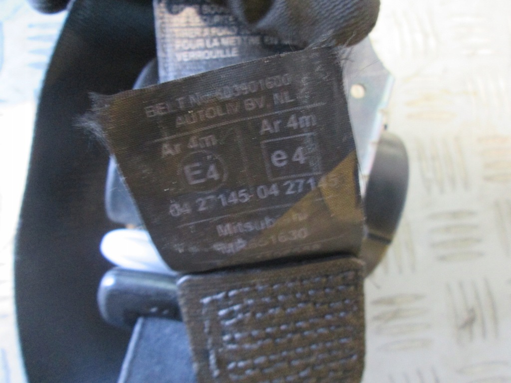 фото №3, Pas безпеки правий задня mitsubishi space star i