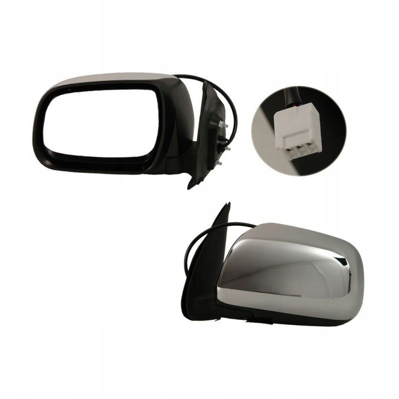 фото №1, Дзеркало ліва ele хром toyota hilux n70 2005-