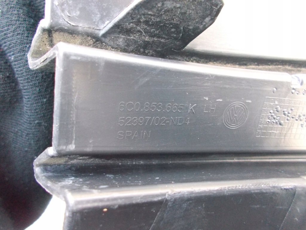 фото №12, Решітка бампера ліва права хром vw polo v 6r lift 6c0853666k 6c0853665k