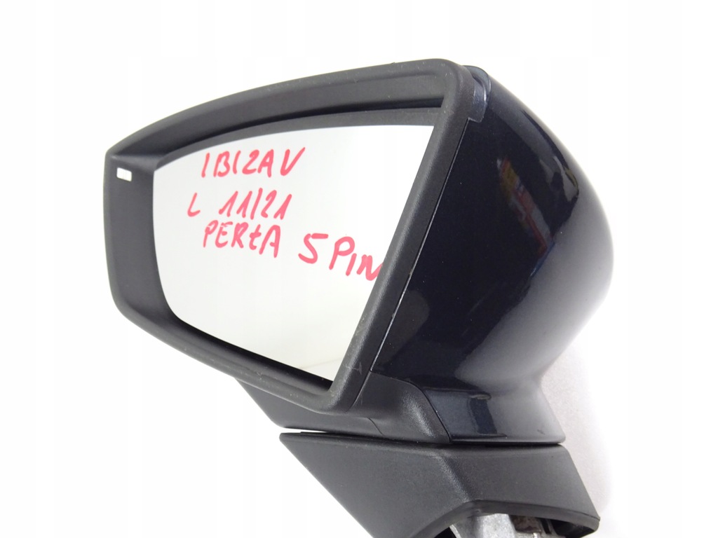 фото №13, Seat ibiza v 6f0 дзеркало ліва 5pin europa перламутр