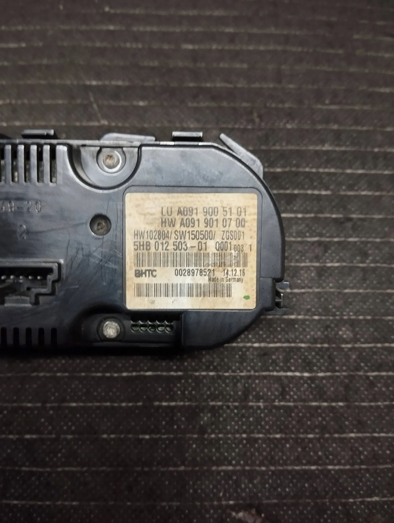 фото №9, Панель кондиционера infiniti q30 a0919005101