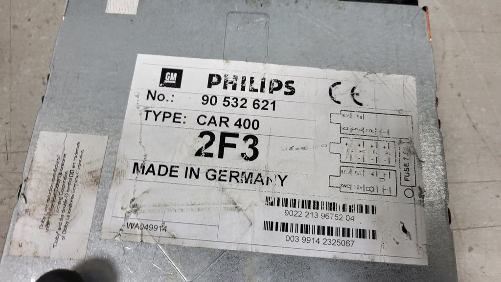 фото №4, Радіо радіопрогравач opel vectra b 90532621 do розблокування