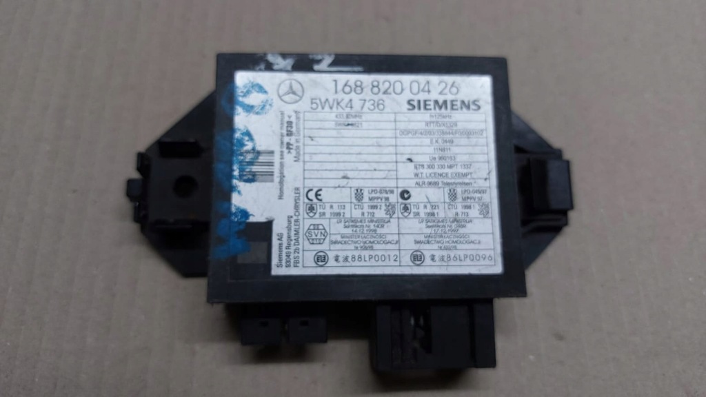 фото №1, Модуль иммобилайзер mercedes-benz оригинальный номер 1688200426