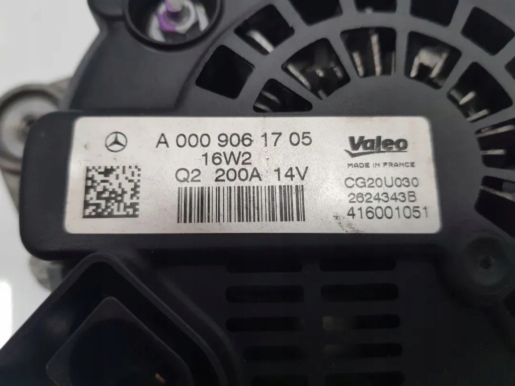 Генератор 14v 200a mercedes 4.0 v8 c63 amg m177980 w190 x290 w205 s205 w22 Київ