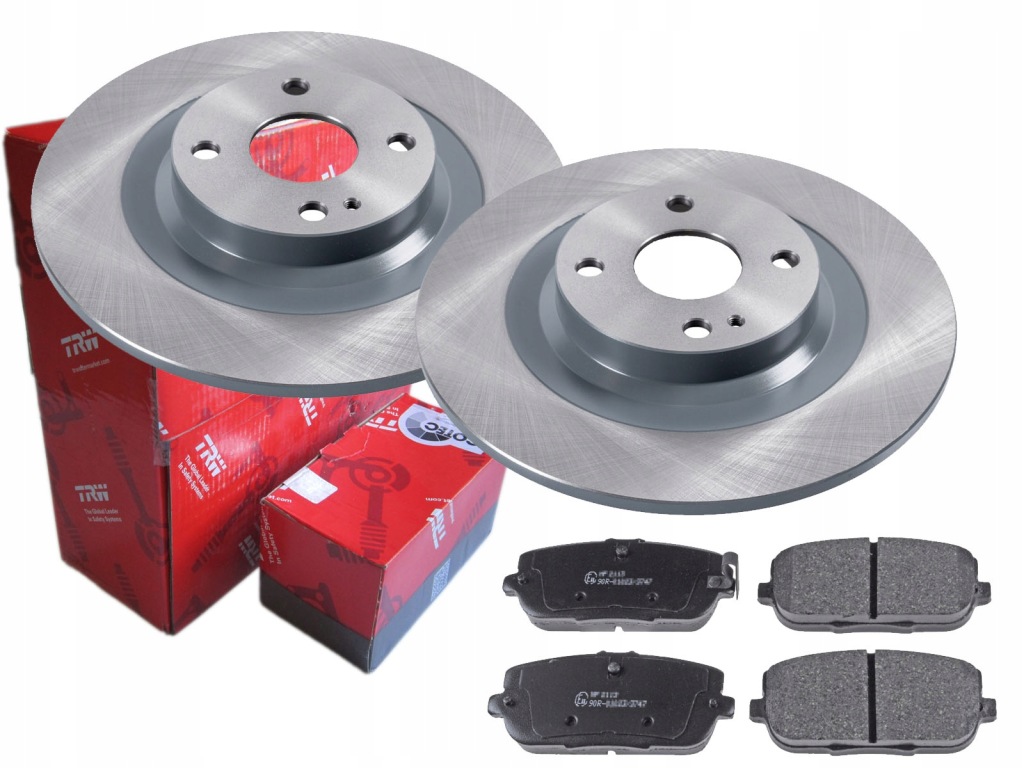 фото №1, Тормозные диски + тормозные колодки trw задняя mazda mx-5 nd 280mm