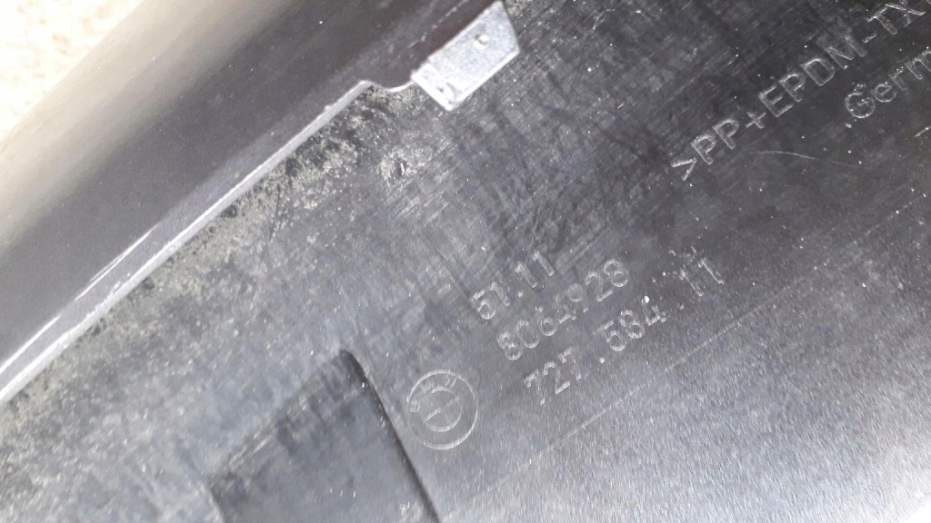 фото №10, Bmw оригинальный номер 5111-8064928 бампер передний