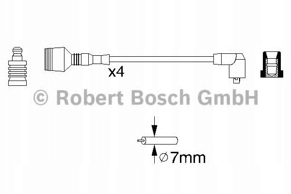 фото №9, Набір трубопровід запалювання bosch 986 356 856