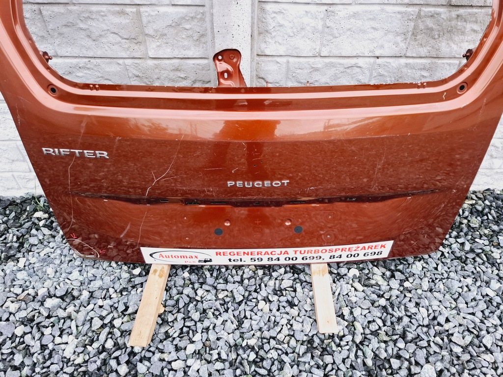 фото №6, Крышка багажника багажника крышка задняя задняя peugeot rifter 2018- #8412