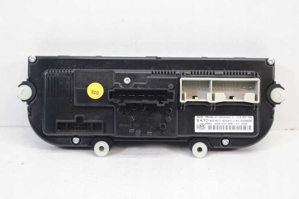 фото №6, Vw jetta caddy панель кондиціонера 1k8907426ac модуль блок керування обдув 1k8 9