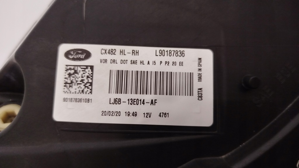 Фара ліва правий перед ford escape mk4 kuga mk3 2020- full led гарний стан оригінальний номер америка Доставка