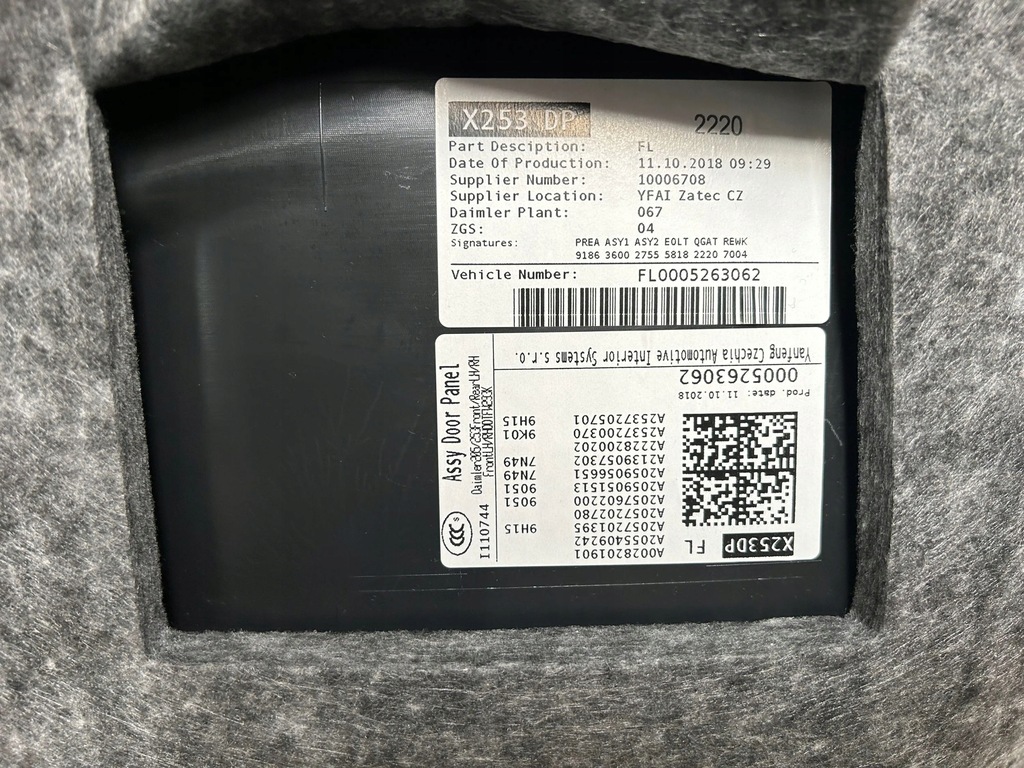 фото №10, Mercedes-benz glc x253 c253 2018 сидіння / заднє сидіння / комплект