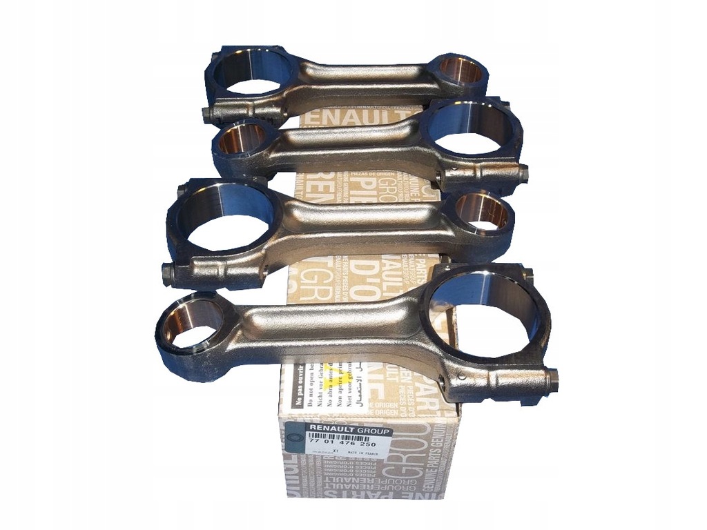 фото №1, Шатунные шатуны kpl.4 szt.r megane ii 1.9dci 7701476250