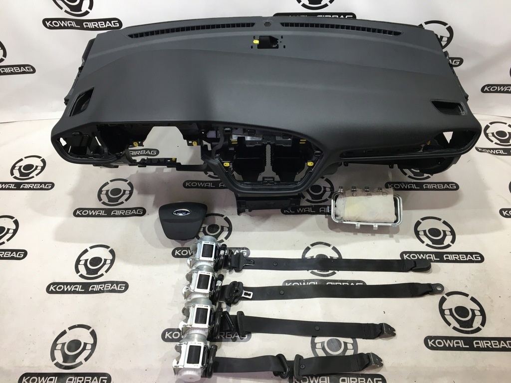 фото №1, Ford puma 2 ii приборная панель консоль подушка безопасности подушки безопасности ремни оригинал демонтаж