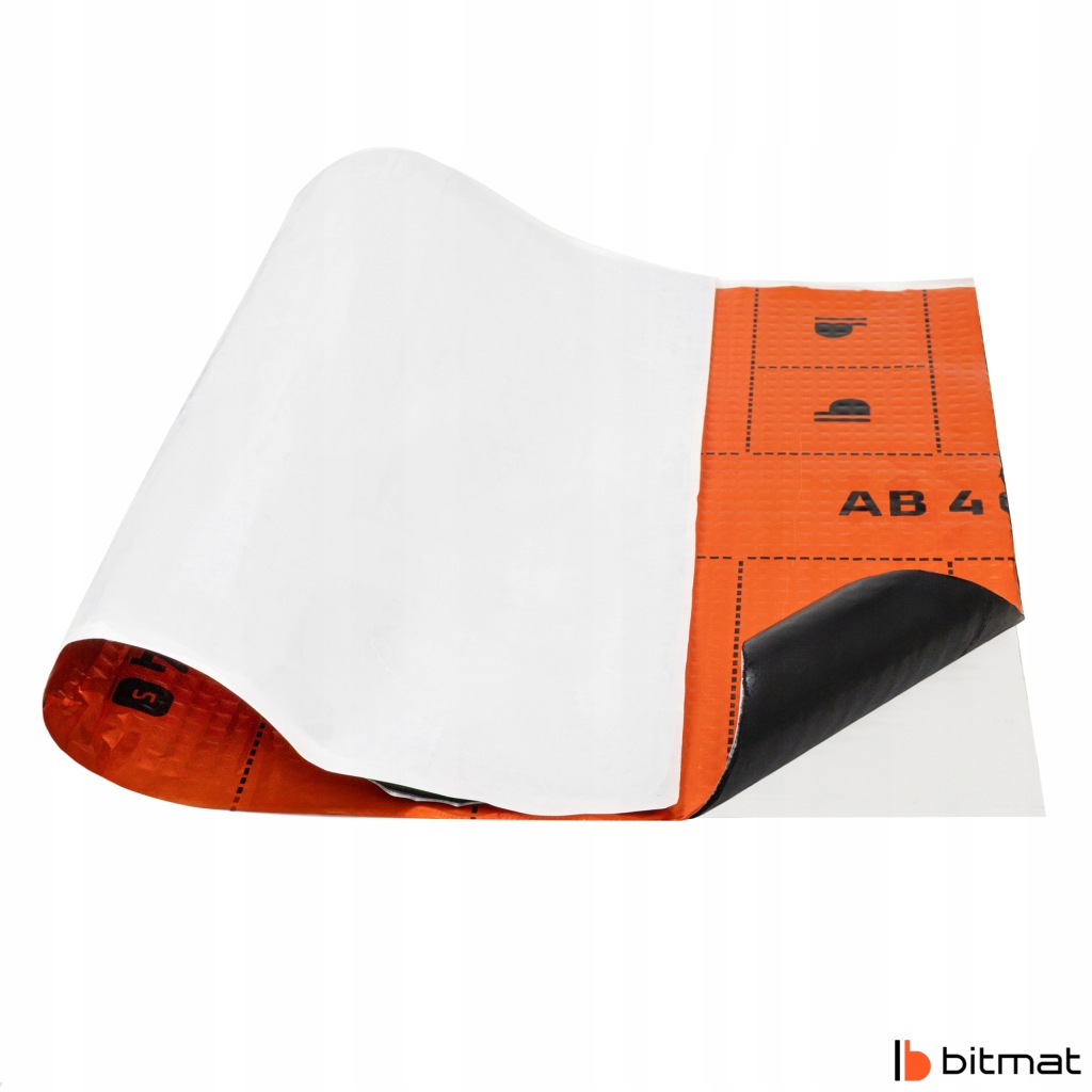 Купить Мат wyciszająca на пол алюбутил 4mm gruba бутиловая samoprzylepna