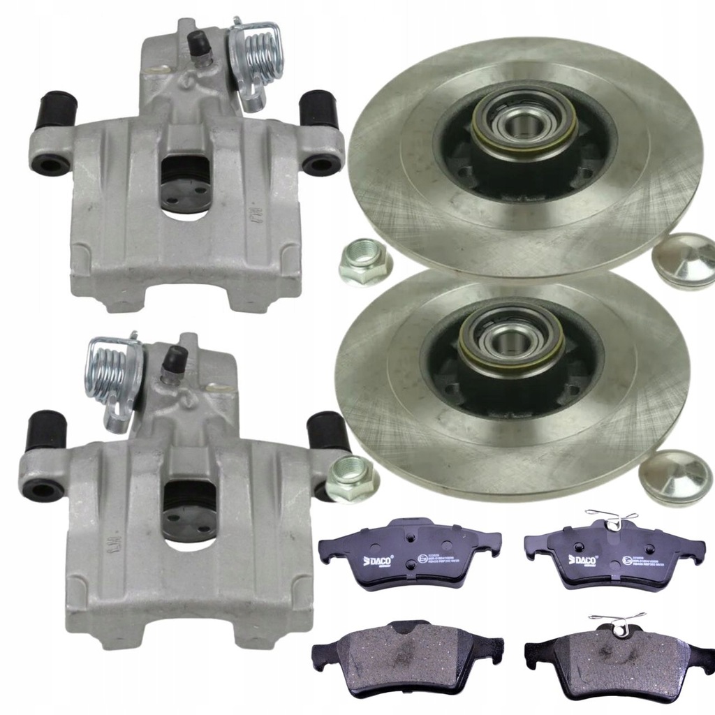 фото №1, Супорти гальмівні задня + гальмівні диски гальмівні колодки renault espace iv laguna ii vel satis