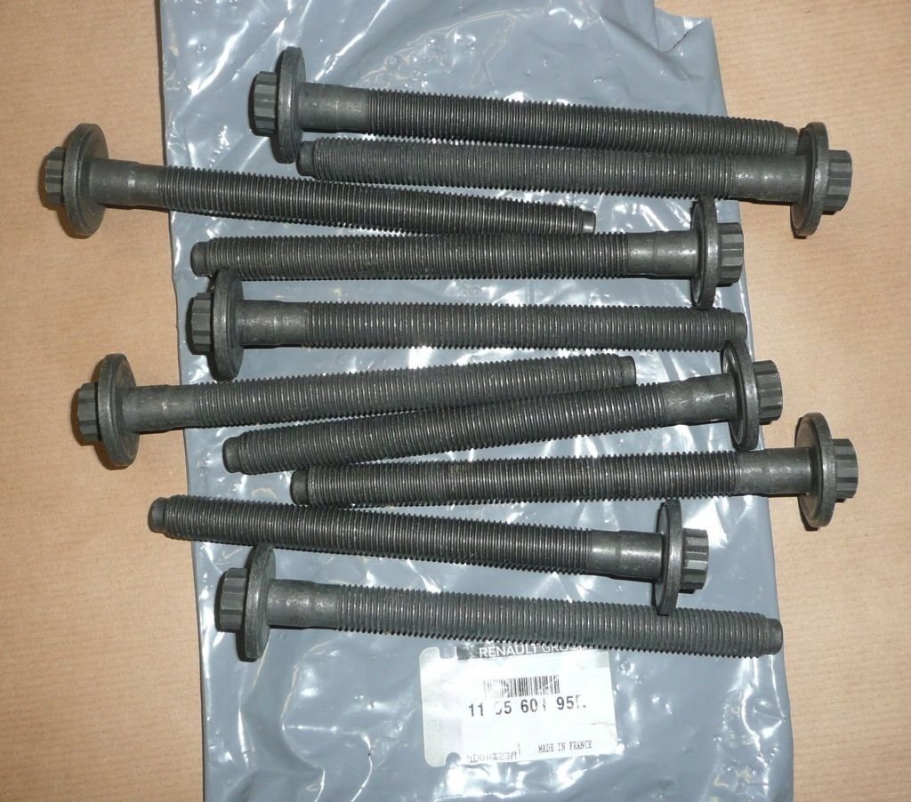 Болты головки renault 1.6 dci комплект . r9m Цена