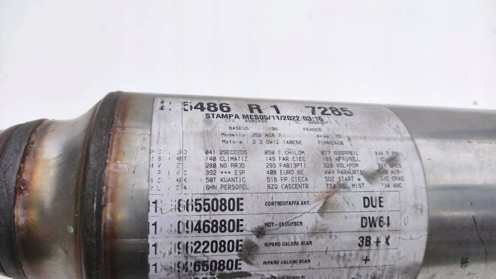 фото №6, Fiat ducato iii 3 2.2 bulehdi труба вихлопна гасник кінцевий le-c199