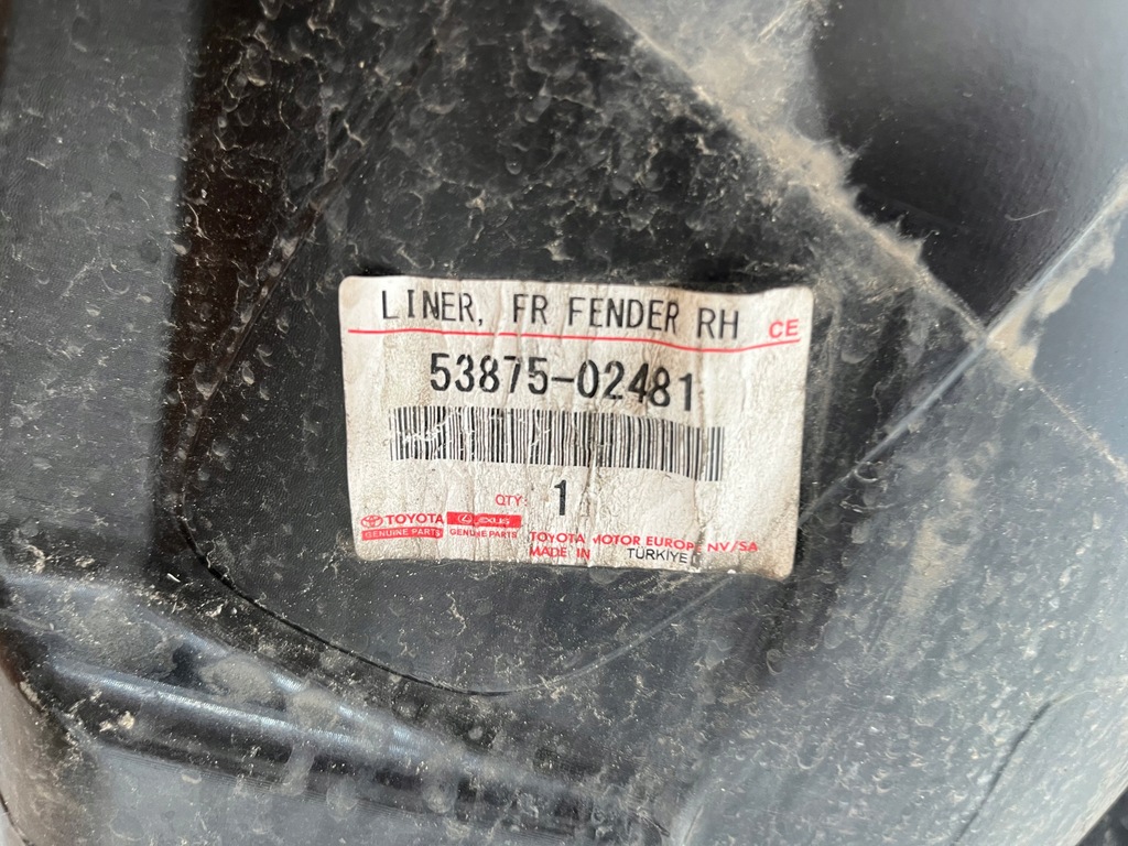 фото №8, Toyota corolla xi e16 e18 подкрылок перед передние правое 53875-02481