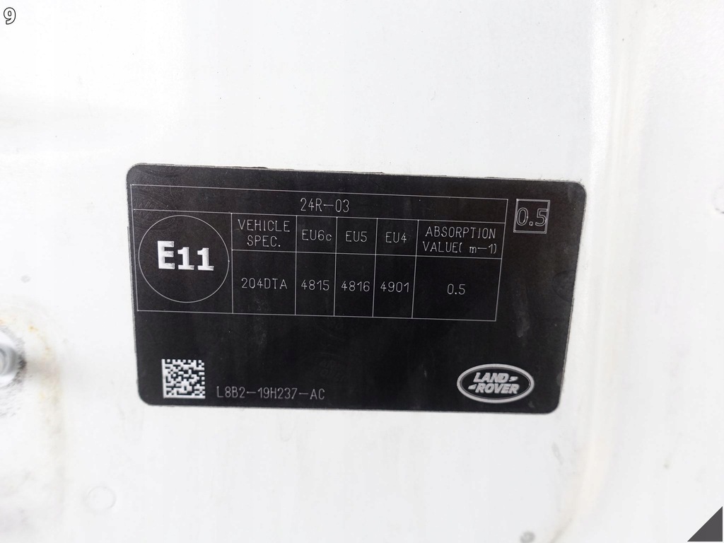 фото №10, Land rover defender ii 2 l663 90 110 20- капот крышка двигателя перед grad