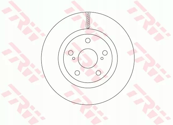 фото №1, Диск тормозная перед l/p pontiac vibe, trw