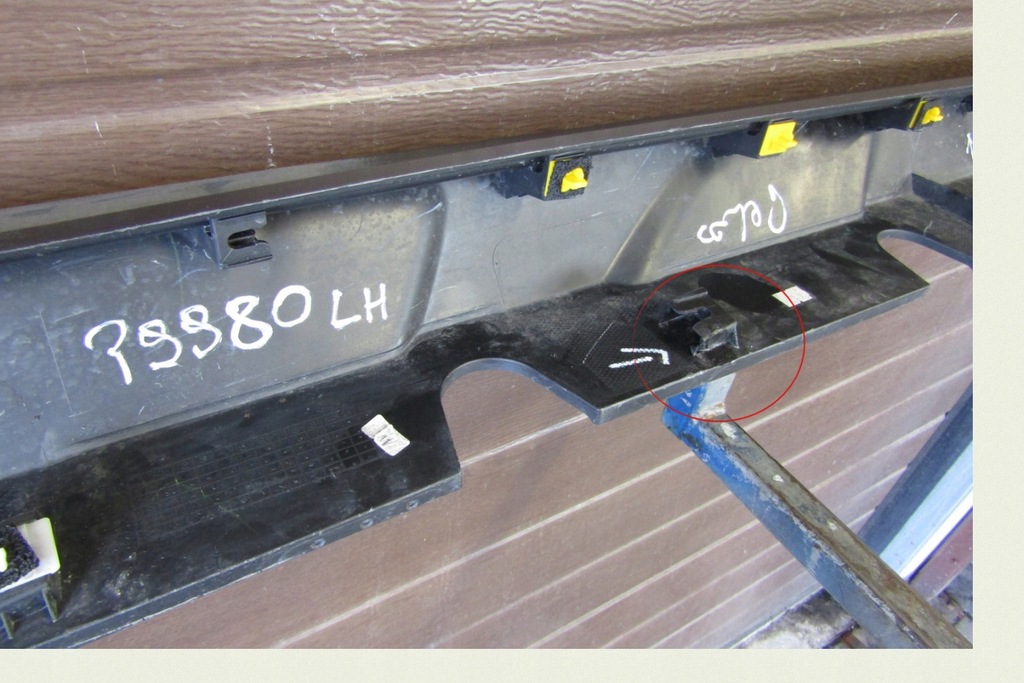 фото №10, Молдинг порог левая hyundai kona 17- накладка