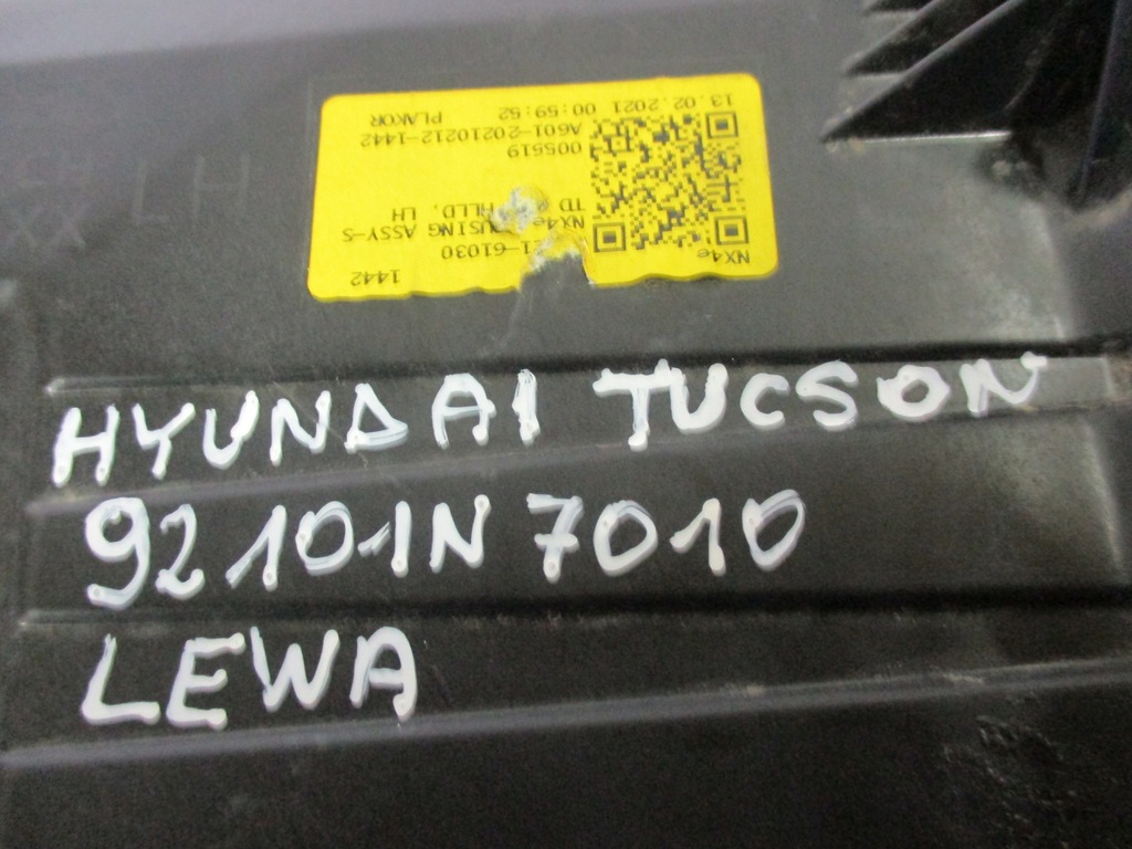 фото №11, Лампа лівий перед hyundai tucson 92101n7010