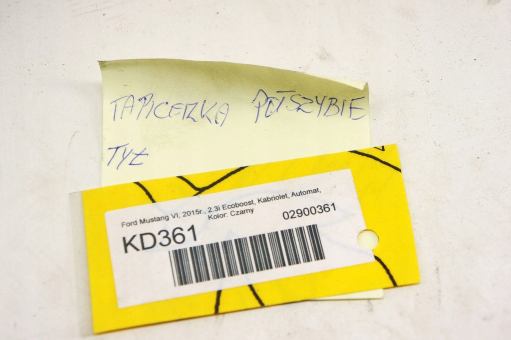 фото №5, Kd361 ford mustang vi полиця задня задня cabrio