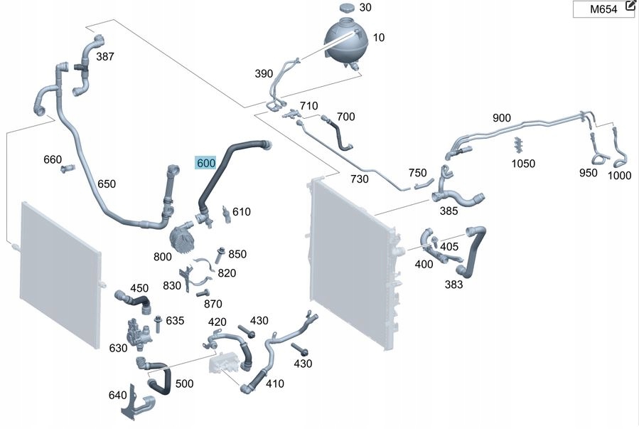 фото №4, Труба шланг системы охлаждение mercedes sprinter 907 910