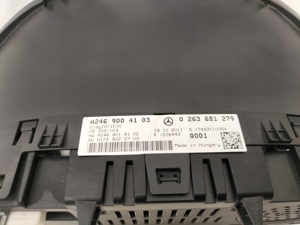 фото №6, Лічильник прилади mercedes b klasa w246 1.8 cdi