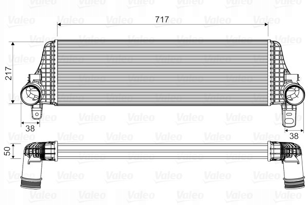 Радіатор повітря інтеркулер valeo vw multivan Ціна