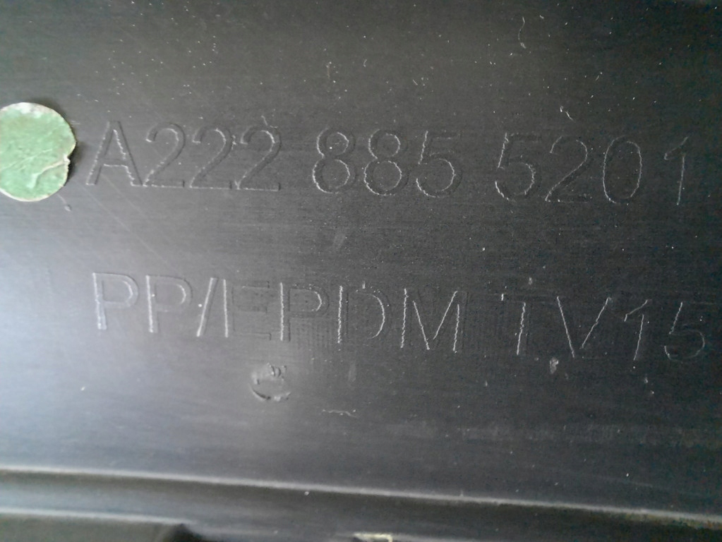 фото №11, Mercedes w222 s-klasa 13-20 накладка бампера спойлер перед a22288552001